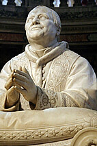 Rome Saint Mary Major Church Santa Maria Maggiore Statue of Pius IX